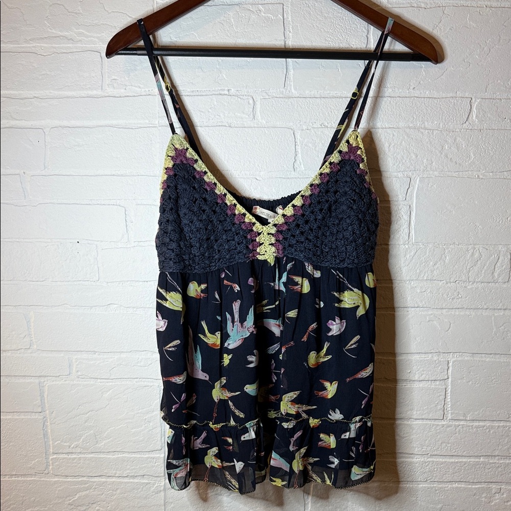 Chelsea & Violet  Crochet Trim Women's Top